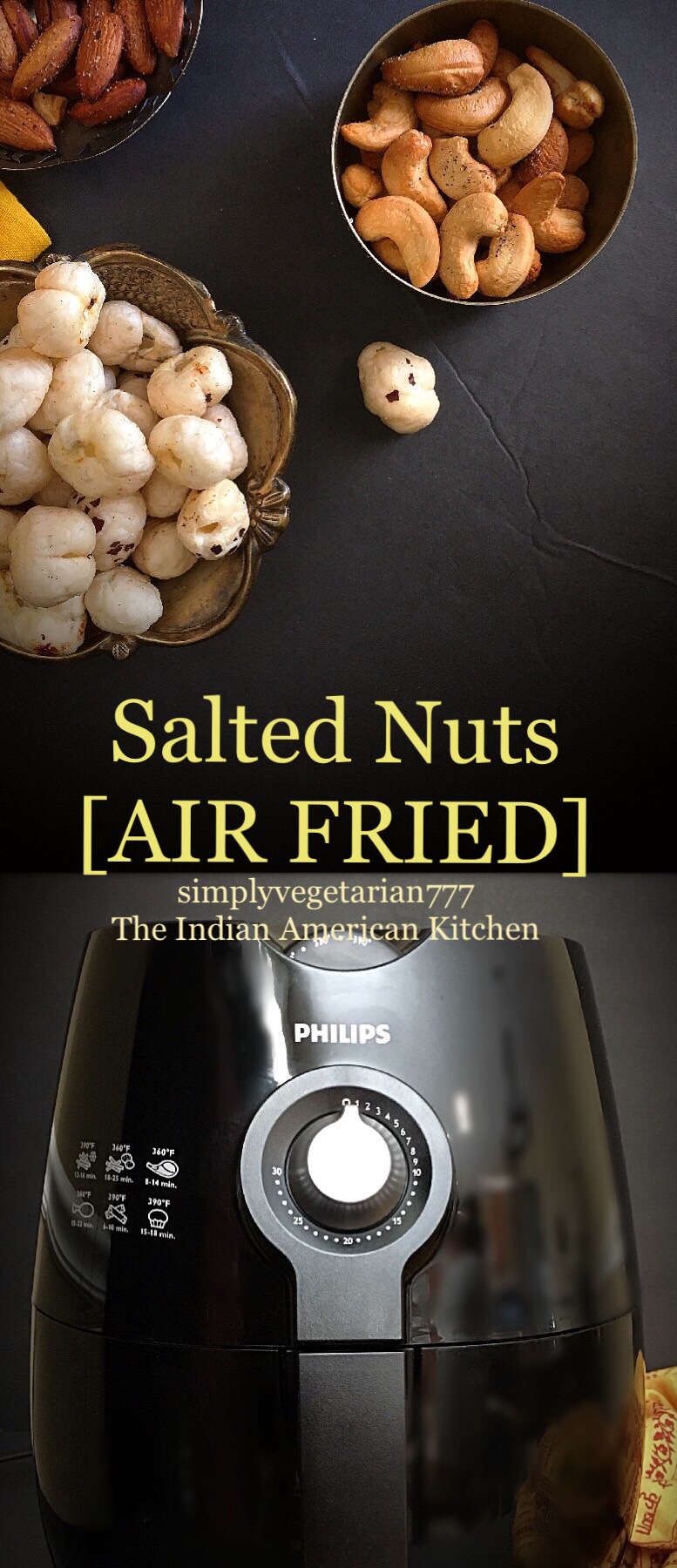 How to make Philips Air Fryer Salted Nuts Enjoy Fried Nuts, Guiltfree