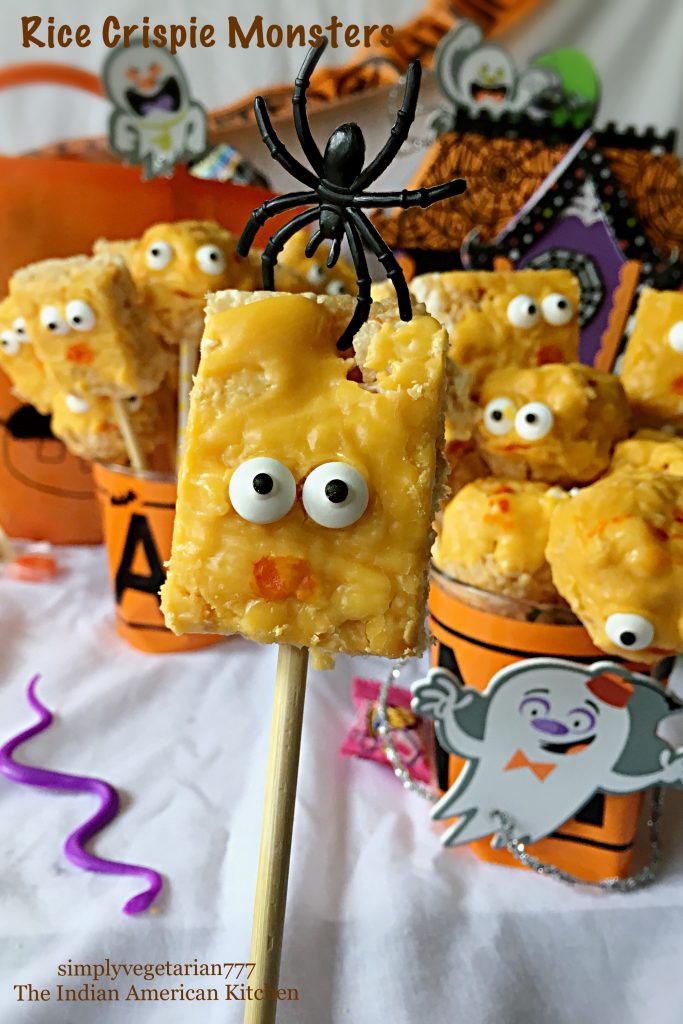 Rice Crispie Monsters - Glutenfree Halloween Treats