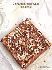 Cinnamon Apple Cake – Eggless Easy Recipe