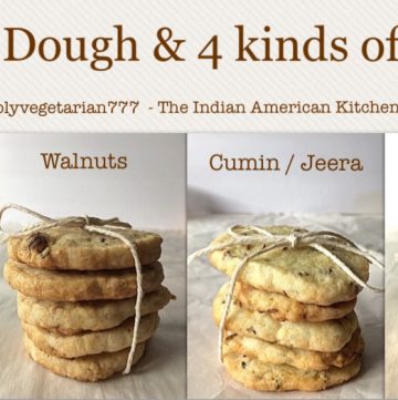 1 Easy Basic Cookie Dough 4 Different Cookies
