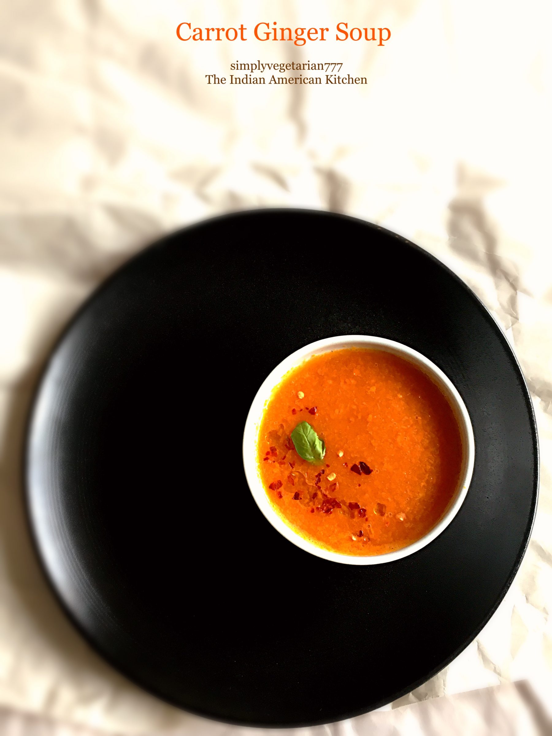 Carrot Ginger Soup