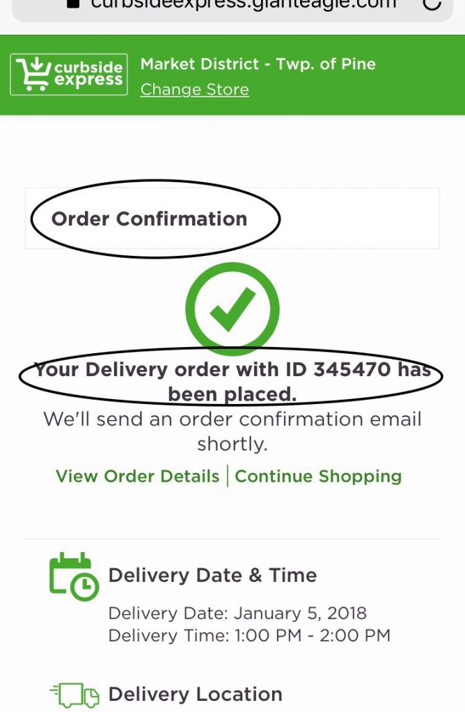 Vegetarian Cantina Salad Bowl & Giant Eagle Curbside Express Delivery