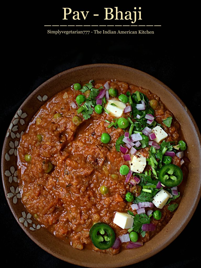 Instant Pot Pav Bhaji Recipe is the lip-smacking delicious street food from Mumbai, India. Potatoes cooked in spicy tomato Curry makes the BHAJI. To counter the heat, bhaji is served with butter grilled Pav or Dinner Rolls. The best part is that this recipe is made in INSTANT POT. The Stove Top instructions are also included. #pavbhaji #instantpotpavbhaji #instantpotvegetarianrecipes #instantpotindianrecipes #instantpotcurry