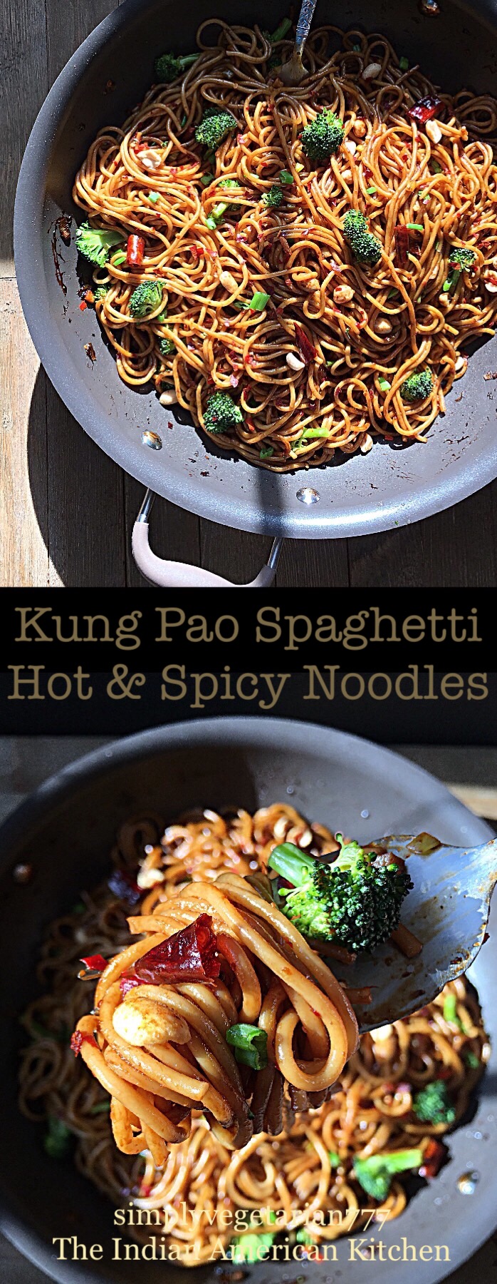 Kung Pao Spaghetti Hot Spicy Noodles is the perfect recipe that is easy, simple and oh-so delicious. It is made using Spaghetti with Asian flavors of spicy kung pao. A perfect Vegetarian Chinese Take Out can now be enjoyed at home. #vegetarianasianrecipes #kungpao #copycatCPKspaghetti #spicynoodles #spicyspaghetti #chinesetakeoutrecipes