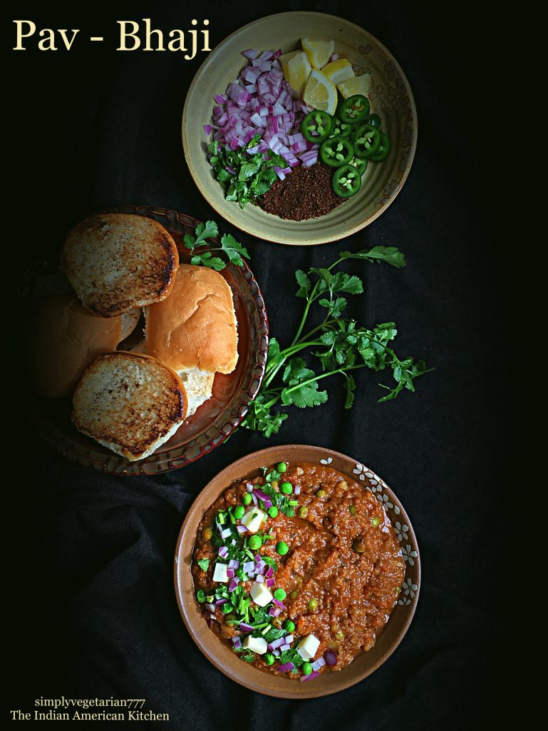Instant Pot Pav Bhaji Recipe is the lip-smacking delicious street food from Mumbai, India. Potatoes cooked in spicy tomato Curry makes the BHAJI. To counter the heat, bhaji is served with butter grilled Pav or Dinner Rolls. The best part is that this recipe is made in INSTANT POT. The Stove Top instructions are also included. #pavbhaji #instantpotpavbhaji #instantpotvegetarianrecipes #instantpotindianrecipes #instantpotcurry