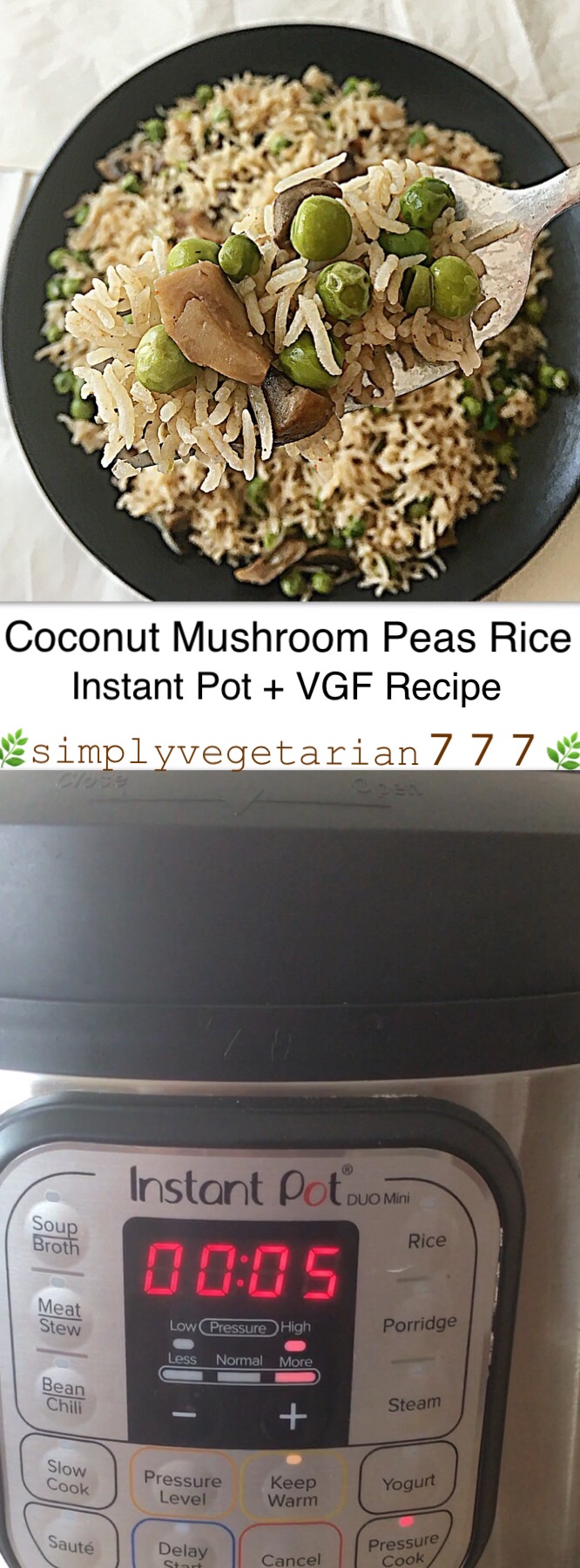 This Instant Pot Coconut Rice is cooked with only 5 main ingredients. It is a fail-proof recipe that is Easy, Efficient and Deliciously Vegetarian cooked in Instant Pot. The best part is that you can personalize it any way that you like. These taste best when served Hot. Coconut Curry Rice can be easily paired with korma, curry or savored as is. Stove Top and Pressure cooker instructions are also included in the description. A video snippet is included for the better understanding. #instantpotrice #coconutrice #coconutmilkrice #ricerecipes #coconutrecipes #instantpotveganrecipes #instantpotglutenfreerecipes #instantpoteasyrecipes #instantpotbeginnerrecipes