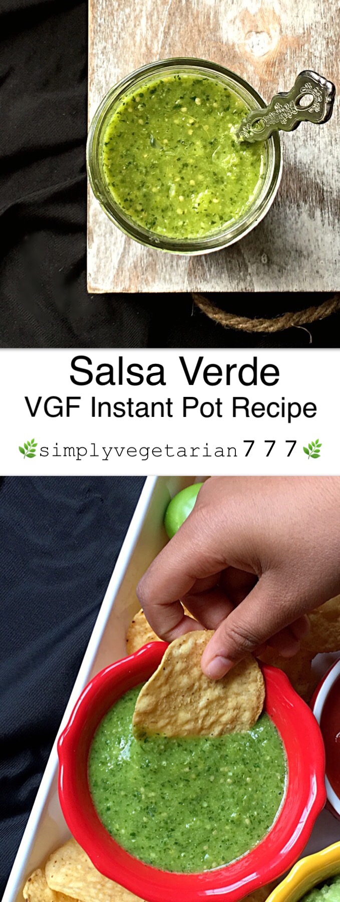 Salsa Verde Instant Pot Recipe is a finger-licking Mexican Sauce made with simplest ingredients. It is super easy to make in Instant Pot and is full of blasting flavors. IIt goes great with Nachos, Burritos, Fajitas, Tex Mex Bowls and more. #sauce #salsaverde #greensalsa #instantpotrecipe #mexican #mexicansauce 
