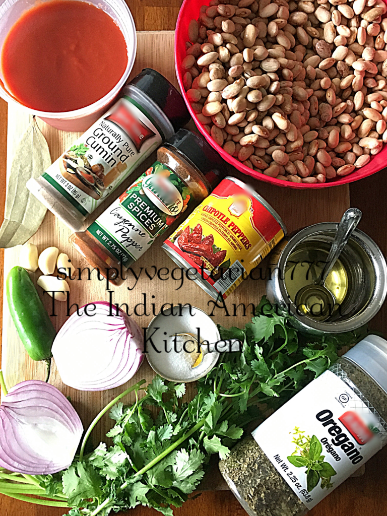 Instant Pot Mexican Pinto Beans are delicious and so easy to make. These are perfect either as a side to a meal or as a Mexican Bean Soup. Cooking these in Instant Pot is effortless. #instantpotrecipes #instantpotvegan #instantpotbeans #mexicanpintobeans #frejolescontodo #frijolescontodo #plantbased