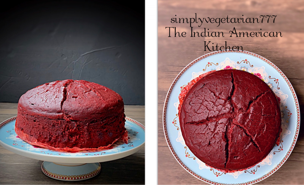 This is a detailed Red Velvet Cake Instant Pot Recipe with step by step pictures. It has many tips on how to get the right texture of the cake in the Instant Pot. This cake is made with Store-bought cake mix. Also, it is an egg-free red velvet cake. #instantpotcakes #redvelvetcake #eggfreecake #redvelvetinstantpotcake