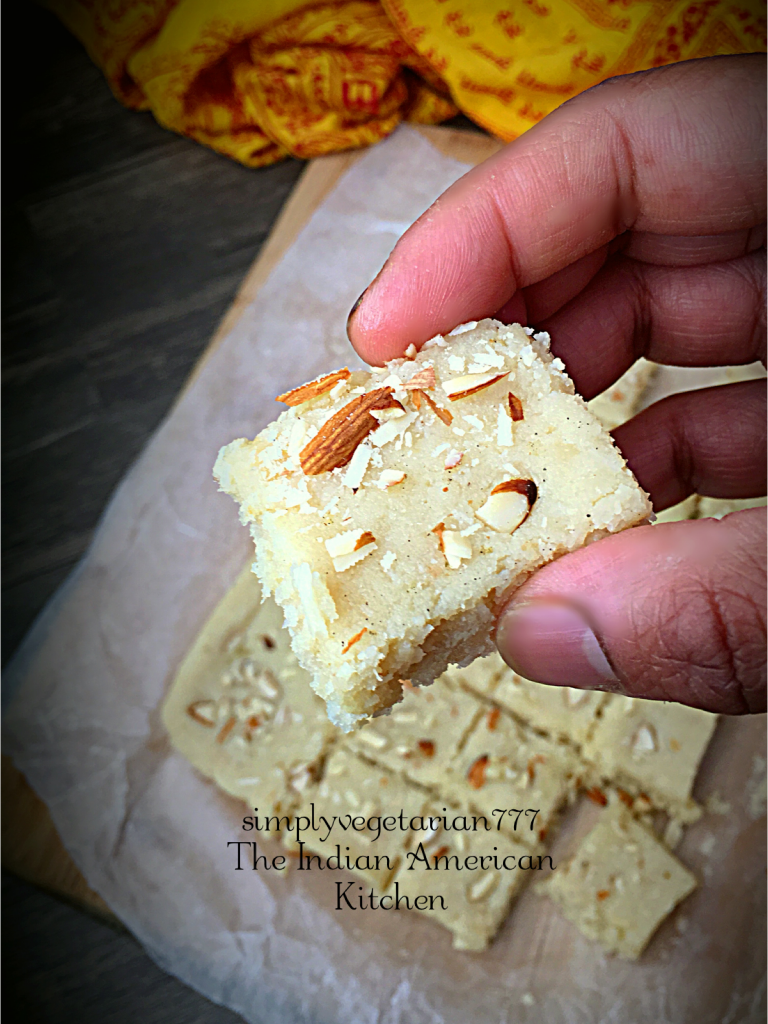 Almond Coconut Fudge is made with just 3 Ingredients. This fudge is so easy and quick to put together and is fingerlicking delicious. #fudge #easyfudgerecipe #easysnack #quickdessert #almondflour #bobsredmill