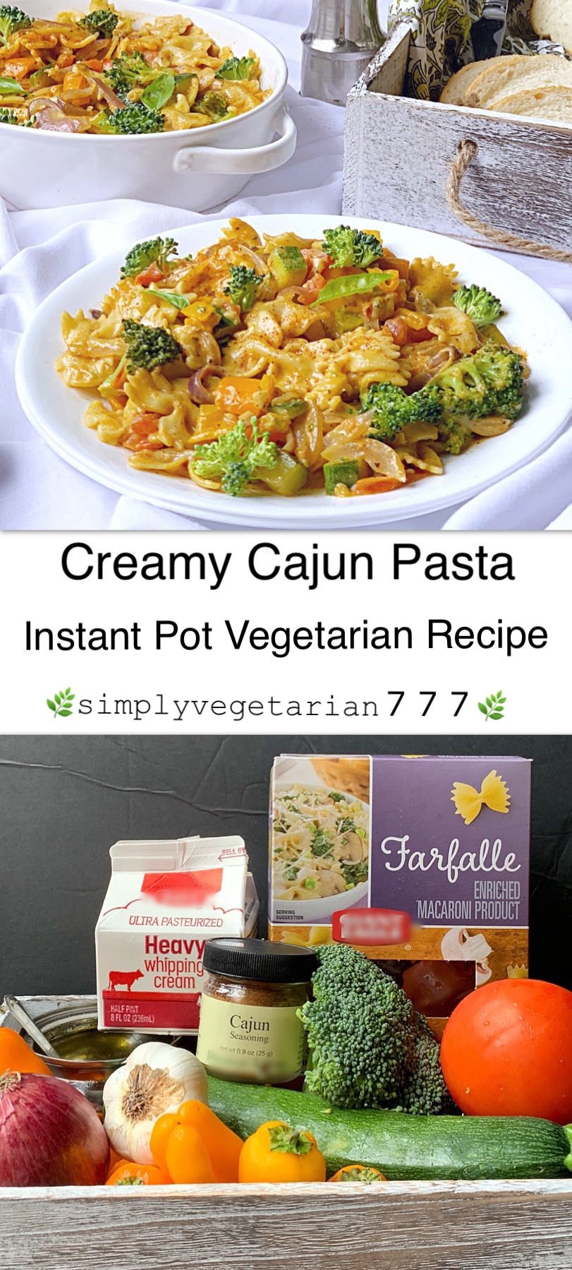 This Instant Pot Creamy Cajun Pasta is so creamy, delicious and easy to make. It is the perfect Pasta Recipe for Fall and Winters. Entertain your guests with this dish or make it for your family. #instantpotpasta #instantpotcajun #instantpotcreamycajunpasta #cajunpasta #thanksgiving #fallrecipes