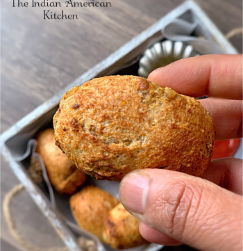These Air Fryer Bread Rolls are the best of the kind. It is a Guilt-Free Bread Roll Recipe without losing the taste. Crispy and Comforting - these rolls are so darn good. It is a perfect indulging vegetarian appetizer or weekend brunch recipe. #airfryerrecipes #airfryerbreadroll #breadroll #airfryervegetarianrecipes #philipsairfryerrecipes #vegetarianappetizer