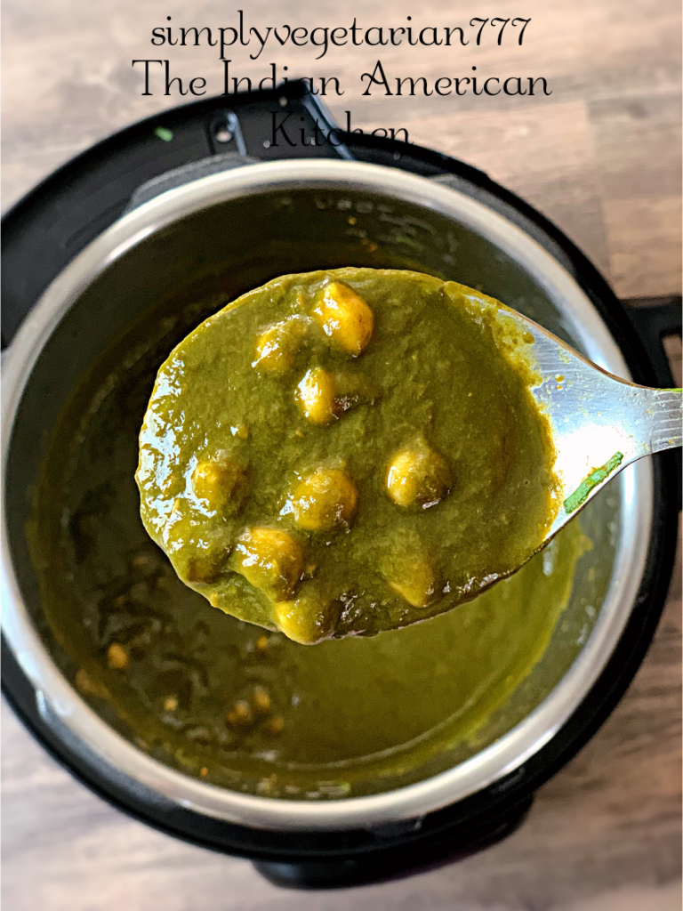 Saag in instant pot hot sale