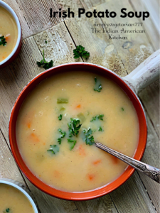 Instant Pot Irish Potato Soup – Vegan & Glutenfree