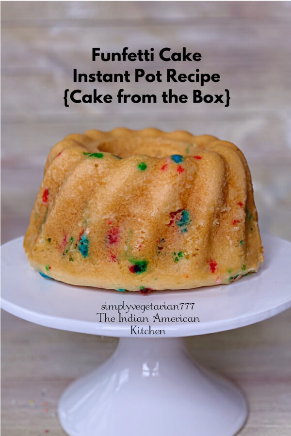 Instant pot box discount cake