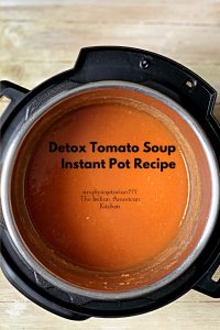 Detox Tomato Soup Instant Pot Recipe
