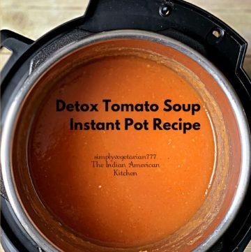 How to make Detox Soup in Instant Pot?