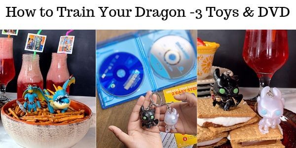 What comes inside the How to train your dragon DVD Set?