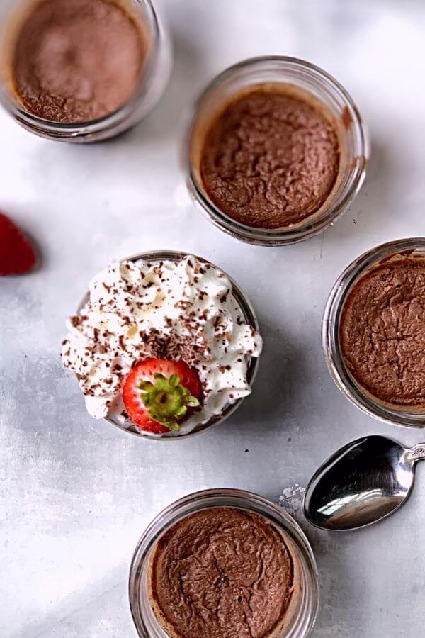 Mini Instant Pot Chocolate Cheesecakes » Salads for Lunch