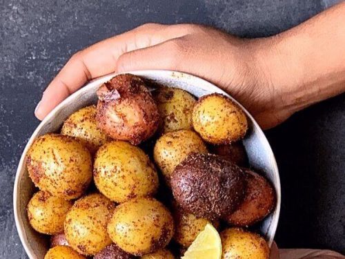 Instant Pot Baby Potatoes (Steamed) - Indian Veggie Delight