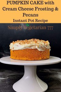 Easy Pumpkin Cake Instant Pot Recipe