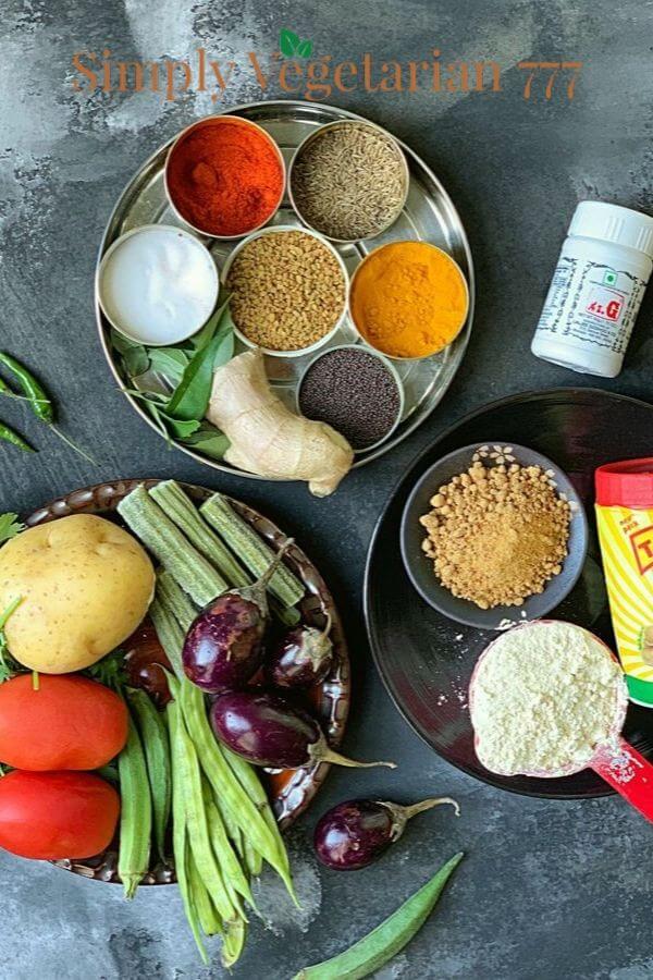 Sindhi Kadhi Ingredients