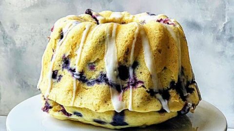 Instant Pot Blueberry Lemon Cake Easy Recipe - simplyvegetarian777