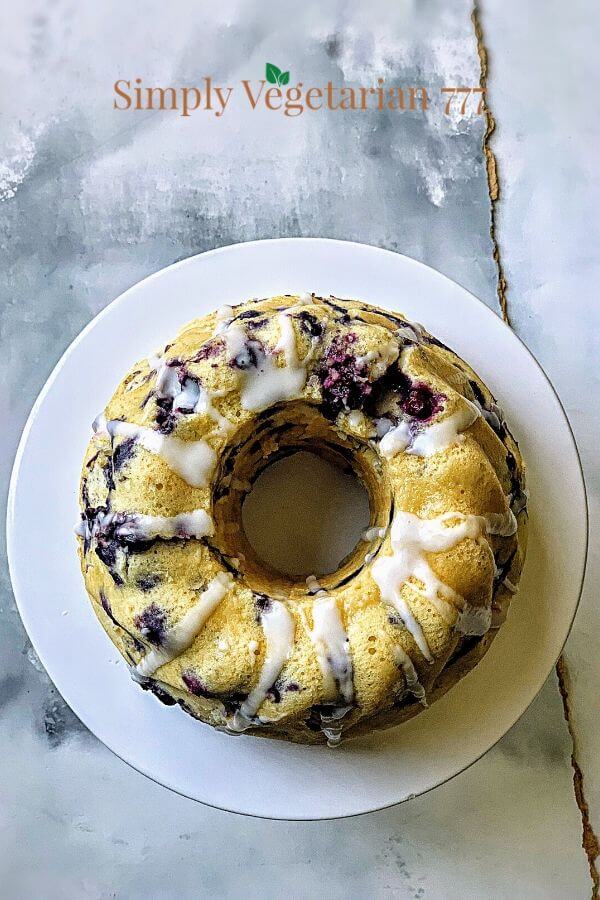 Instant Pot Blueberry Lemon Cake Easy Recipe - simplyvegetarian777