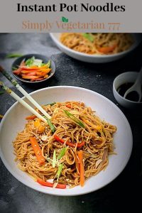 Instant Pot Vegetable Noodles Easy Recipe