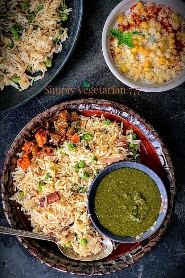 instant pot matar pulao recipe