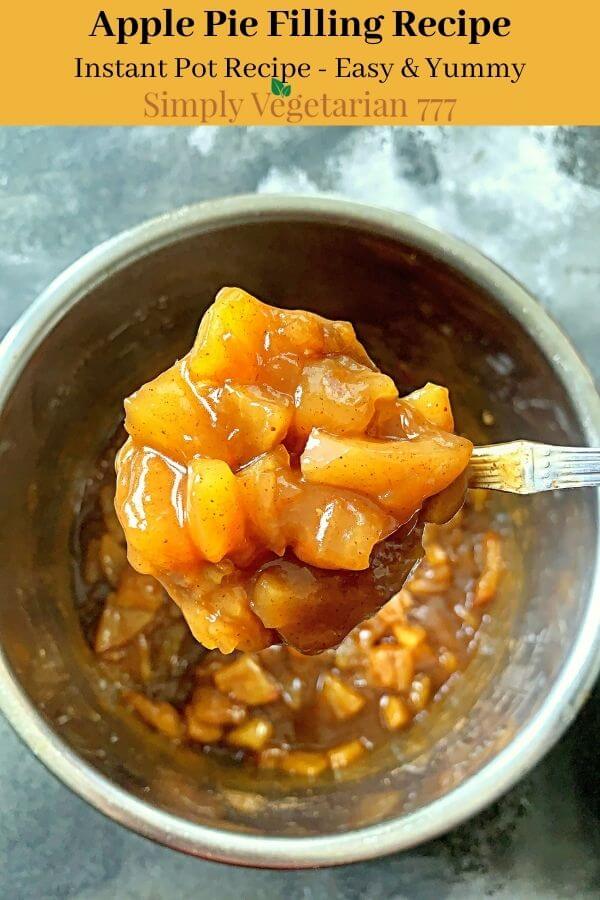 how to make apple pie filling in instant pot?