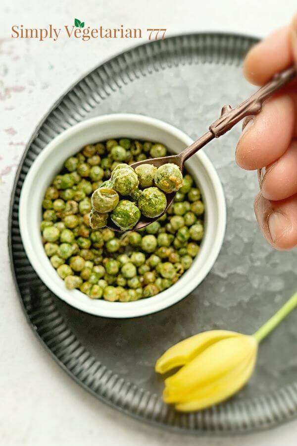 can you air fry green peas?