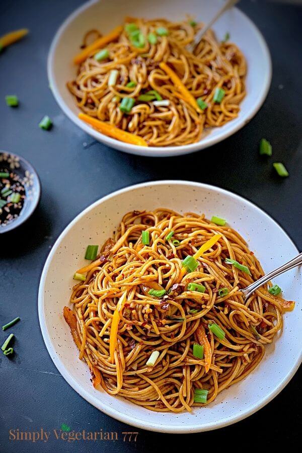 Veggie Garlic Noodles Recipe by Tasty