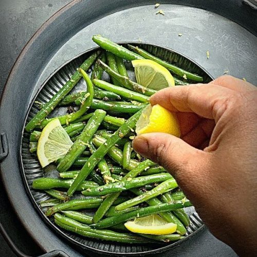 Easy Instant Pot Green Beans Recipe With Garlic & Lemon