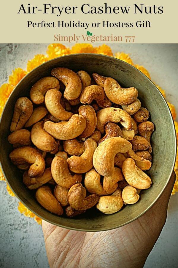 How to roast cashews in Air fryer?