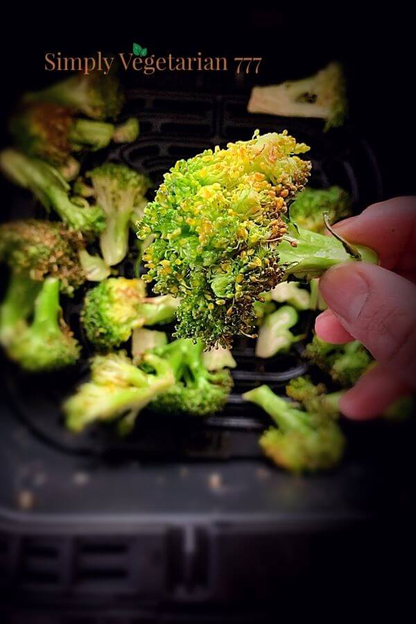Crispy broccoli in AF