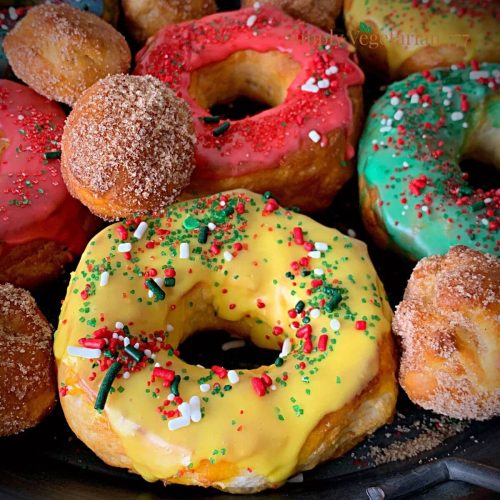 Easy Air Fryer Donuts Recipe from Biscuits simplyvegetarian777