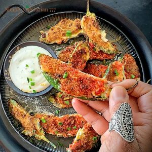 Easy Air Fryer Jalapeno Poppers Recipe with Spicy crust