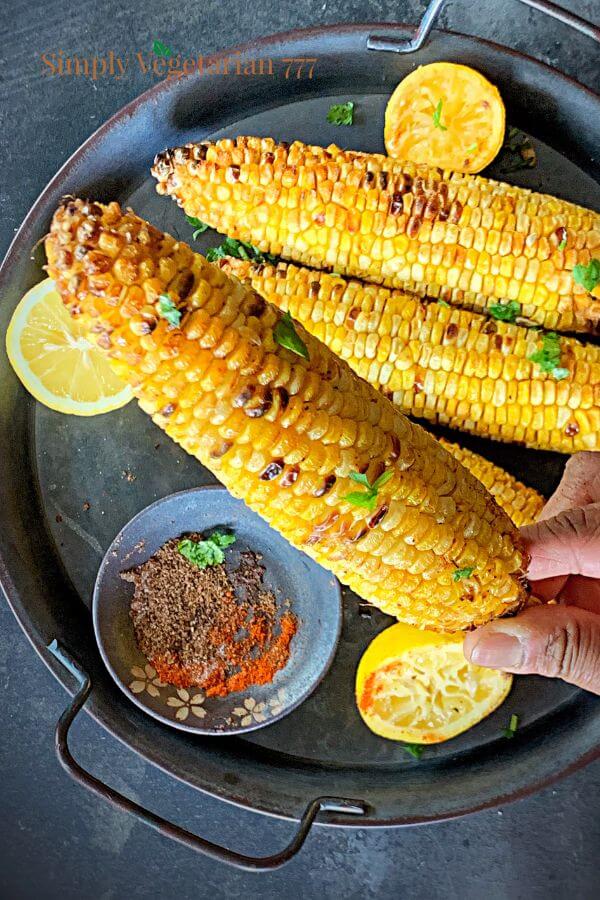 roasted corn on the cob