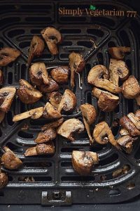 These garlic butter mushrooms are so easy to make in air fryer. A great side to any dinner meal.