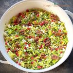 what is an easy recipe for shaved brussels sprout salad?