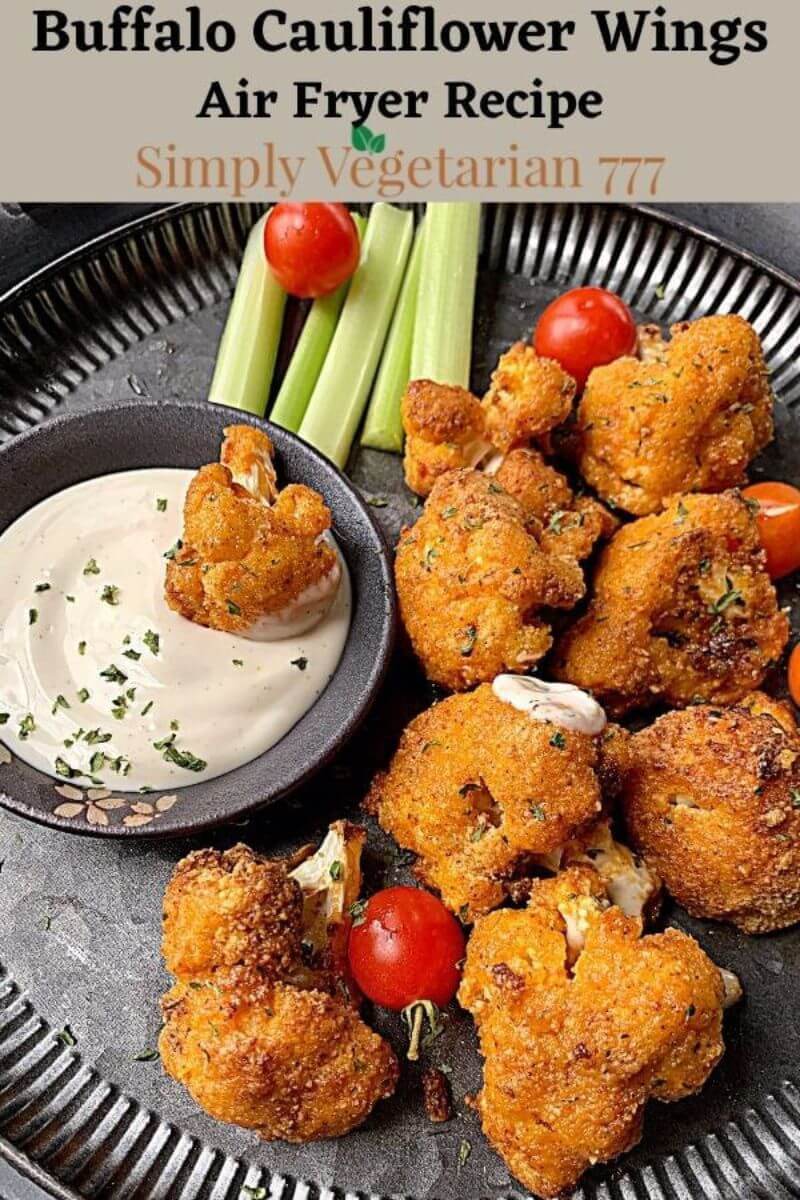 How to make buffalo cauliflower wings in air fryer?
