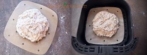how to air fry irish soda bread?