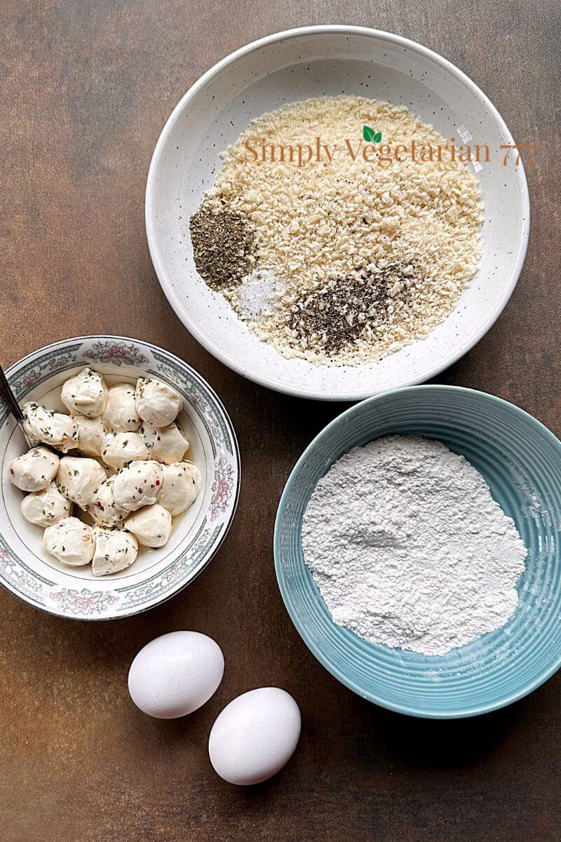 Crispy Air Fryer Mozzarella Balls Recipe simplyvegetarian777