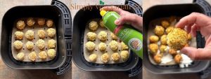 air fried mozzarella balls recipe