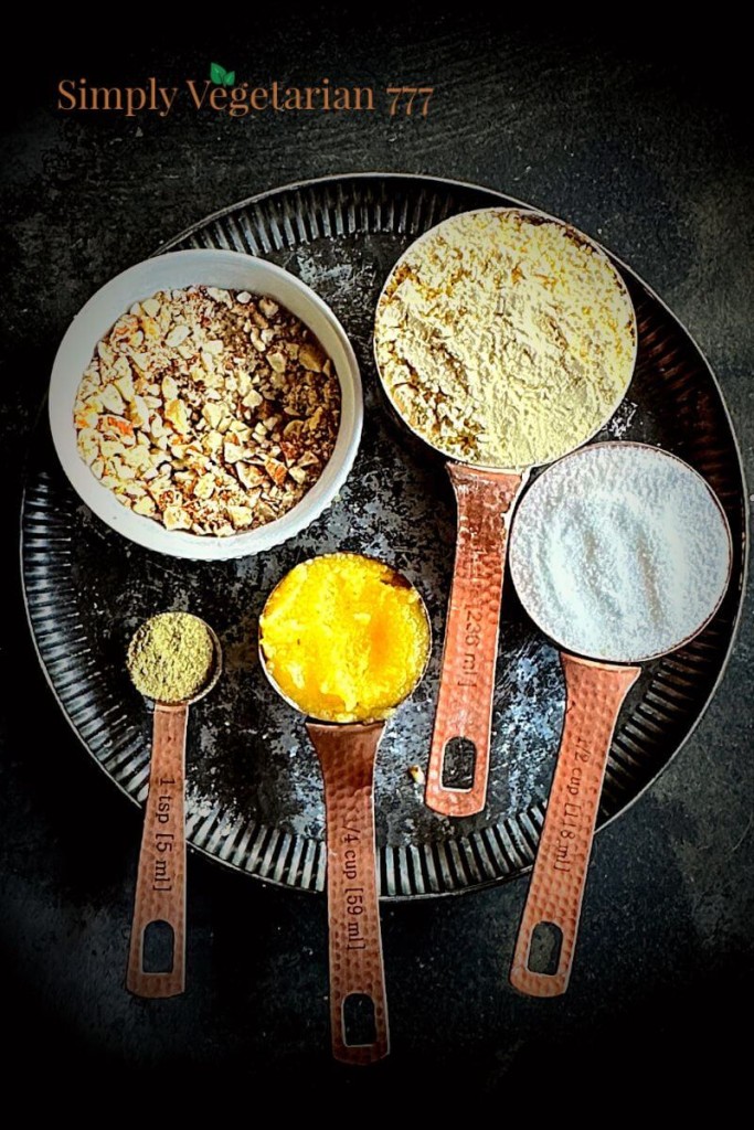 ingredients of besan ladoo