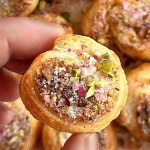 Gujiya pinwheels puff pastry recipe